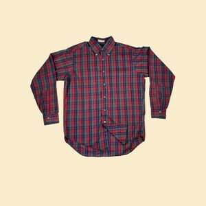 Vintage 60s/70s mens plaid button down by The Country Gentlemen, Sero Shirtmaker